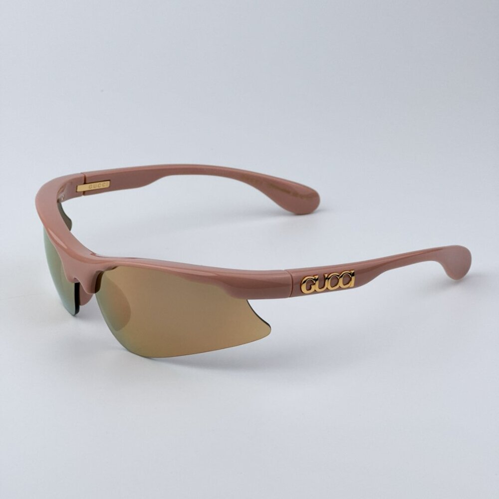 Gucci Women BRAND NEW Sunglasses Pink Mirror Mask GG1774S 004